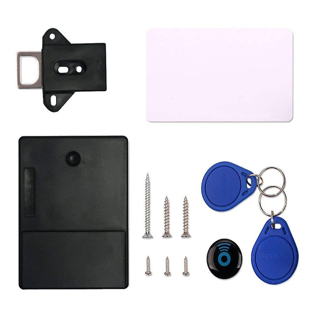 10 lock systems, Hidden RFID Cabinet Drawer Lock, 3 user fobs